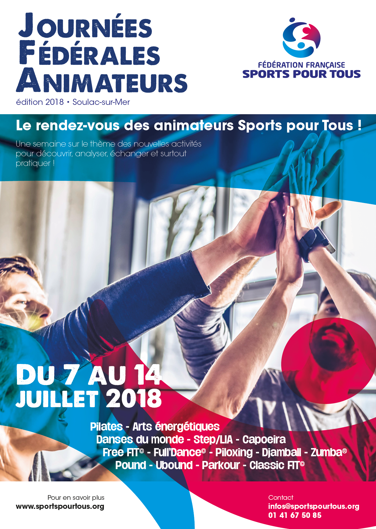 Affiche pour les journées fédérales animateurs février 2018