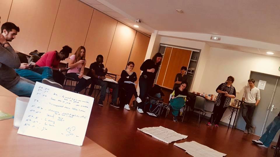 Photo lors de la formation DE JEPS DPTR avril 2018